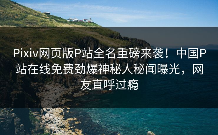 Pixiv网页版P站全名重磅来袭！中国P站在线免费劲爆神秘人秘闻曝光，网友直呼过瘾